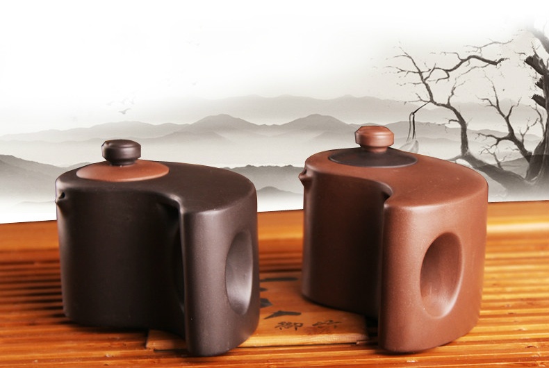 太極陰陽紫砂壺，創(chuàng)意格紫砂壺