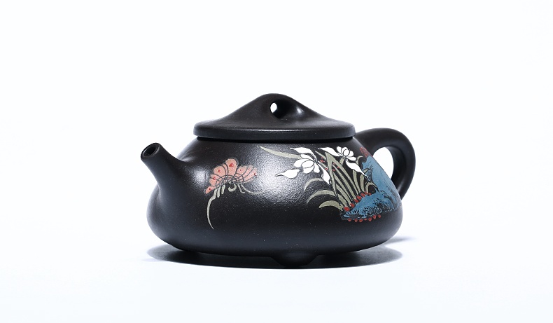 石瓢手工紫砂壺，精致典雅紫砂壺