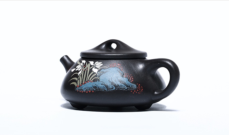 石瓢手工紫砂壺，精致典雅紫砂壺